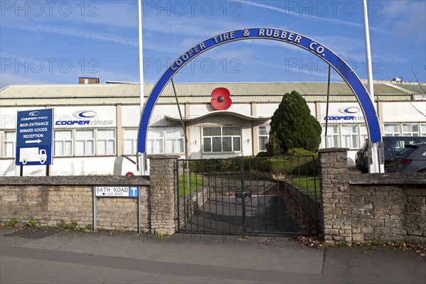 Avon Rubber factory part of the Cooper Tire and Rubber Company, Melksham, Wiltshire, England, UK