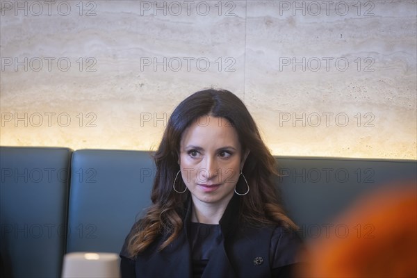 Stephanie Stumph - Press event for the moderation of the SemperOperaball 2024, Dresden, Saxony,