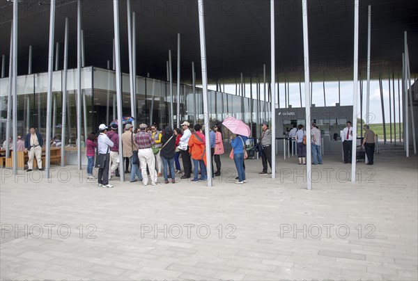 The new visitor centre at Stonehenge, Amesbury England, UK completed and opened in December 2013,