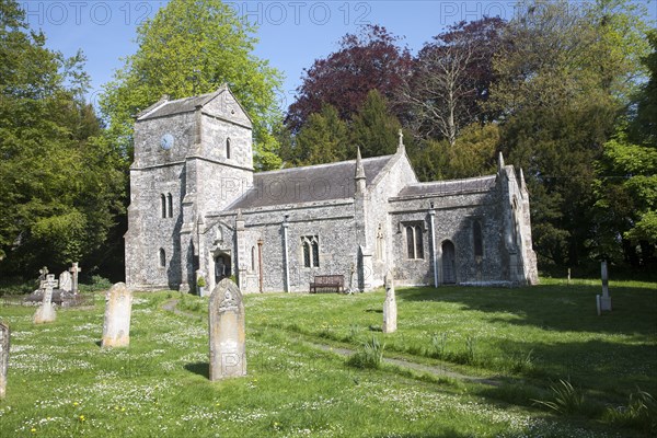 Village parish church of St Mary, Orcheston, Wiltshire, England, UK