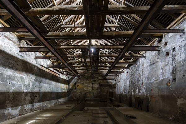 The more than 800-year-old Muldenhütten smelter site. The still existing, historical and