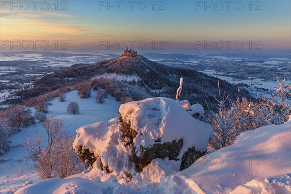 Hohenzollern Castle, Swabian Alb, Baden- Württemberg, Germany, Hohenzollern Castle, Zollernalb,