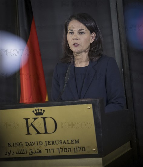 Annalena Bärbock (Alliance 90/The Greens), Federal Foreign Minister, photographed during her visit