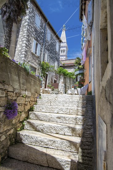 Rovinj is a town in Croatia on the west coast of the Istrian peninsula, Croatia, Europe