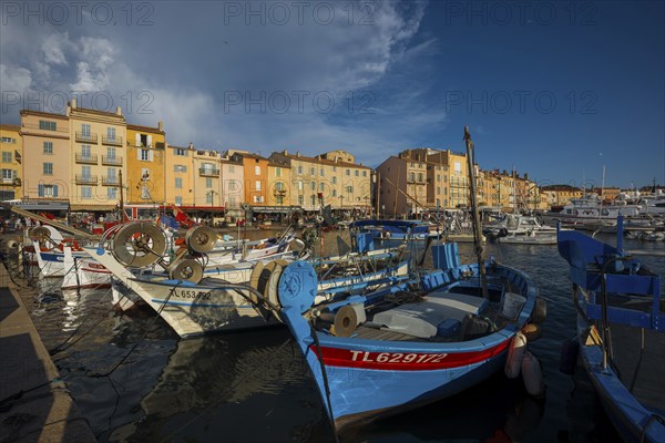 Harbour, St. Tropez, Département Var, Cote d'Azur, Provence-Alpes-Côte d'Azur, South of France,