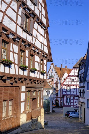 Metzgergasse, Pfullendorf, Linzgau, Baden-Württemberg, Germany, Europe
