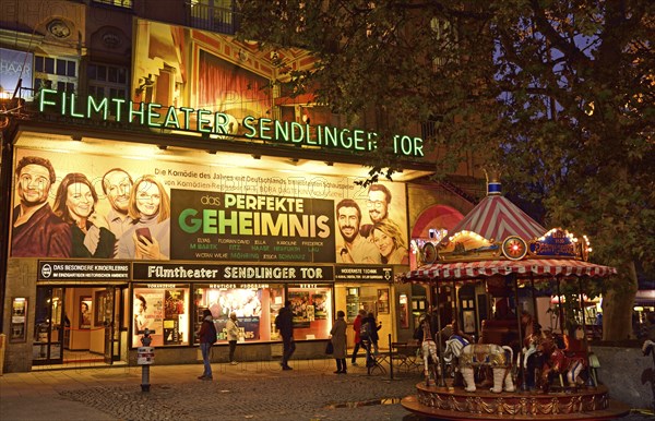 Europe, Germany, Bavaria, Munich, Filmtheater Sendlinger Tor, historic film theatre from 1913,