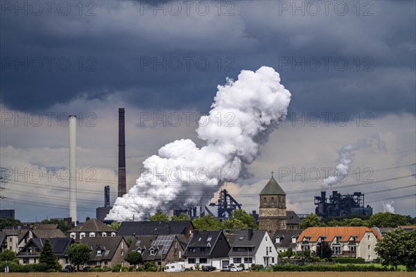 Hüttenwerke Krupp-Mannesmann, HKM in Duisburg-Hüttenheim, 2 blast furnaces, coking plant,