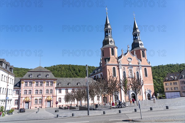 St Salvator's Basilica, in Prüm, Eifel, Rhineland-Palatinate, Germany, Europe