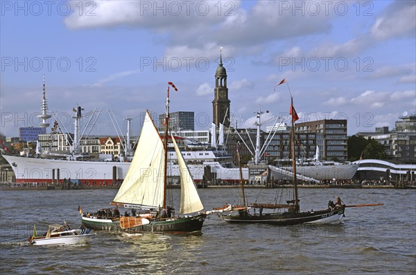 Europe, Germany, Hanseatic City of Hamburg, St. Pauli Landungsbrücken, Tower of the Michel, museum