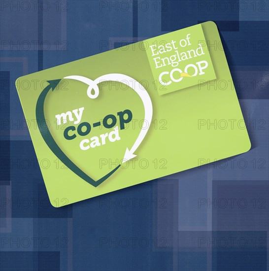 My Co-Op Card, East of England Co-operative Society shop advertising boards hoardings, Woodbridge,