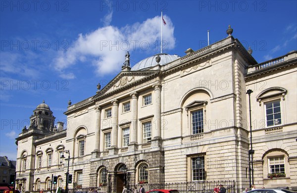 The Guildhall in Bath, Somerset, England built between 1775 and 1778 by Thomas Baldwin