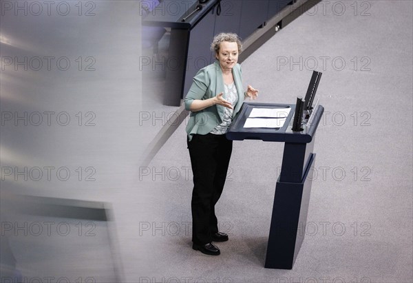 Recorded during a speech on the euro balance sheet in the German Bundestag in Berlin, 22.02.2024