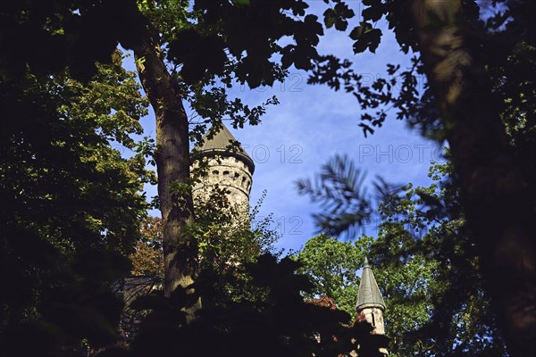 Europe, Germany, Hamburg, Poppenbüttel, Burg Henneberg, Alsterschlösschen, built in 1887,