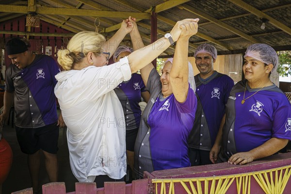 Svenja Schulze (SPD), Federal Minister for Economic Cooperation and Development, visits the