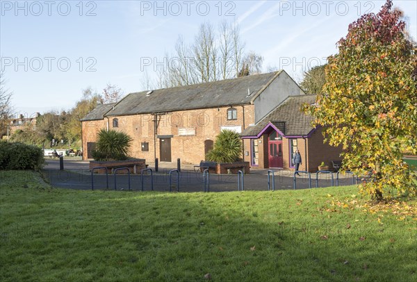 The Wharf Theatre, Kennet and Avon canal, Devizes, Wiltshire, England, UK