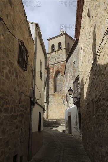 Iglesia de Santa Maria church, in historic medieval town of Trujillo, Caceres province,