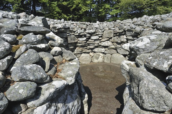 Prehistoric Burial Cairns of Balnuaran of Clava, also called Clava Cairns at the Scottish