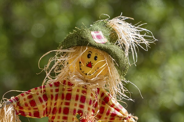 Straw doll as a scarecrow, Majorca, Spain, Europe
