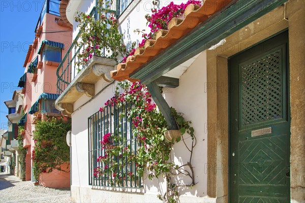 Scenic Cascais streets in historic center