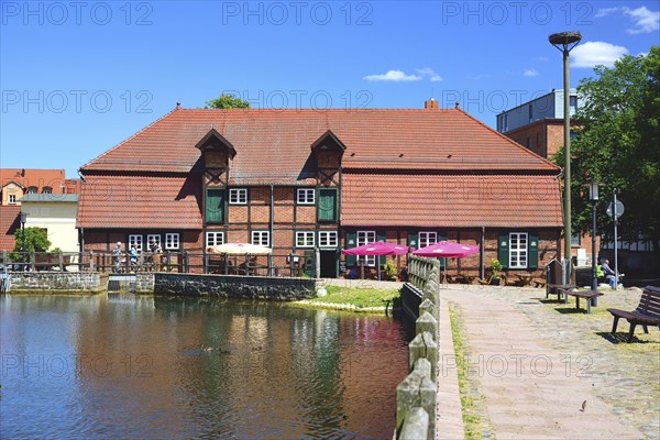 Europe, Germany, Mecklenburg-Western Pomerania, Teterow, old town mill, built around 1800,