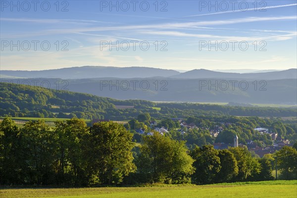 Landscape near Roth near Hausen, Rother Kuppe, Rhön, Bavarian Rhön, Rhön, Lower Franconia, Bavaria,