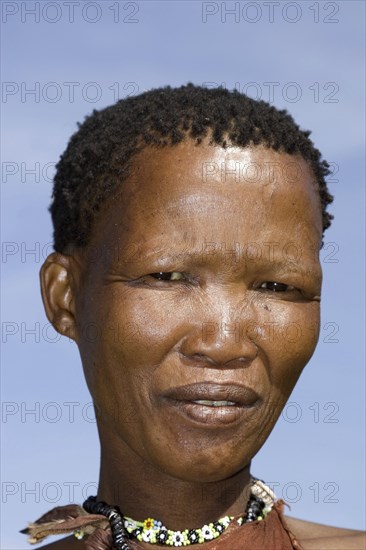 Bushman, Woman, Portrait, Namibia, Africa
