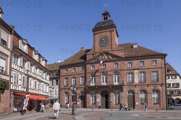 Hotel de Ville, Town Hall, Wissembourg, Alsace, France, Europe