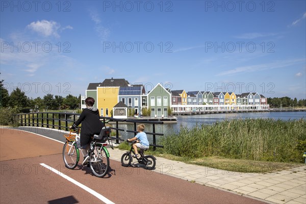 Small town of Houten near Utrecht, bicycles have priority in the town of 50, 000 inhabitants,