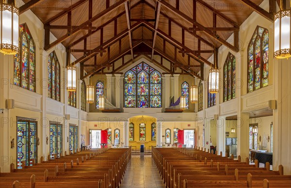 St Paul's Episcopal Church inside Key West USA