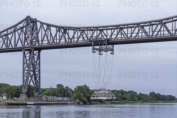 High bridge, transporter bridge, Kiel Canal, Rendsburg, Schleswig-Holstein, Germany, Europe