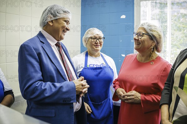 Svenja Schulze (SPD), Federal Minister for Economic Cooperation and Development, during a visit to