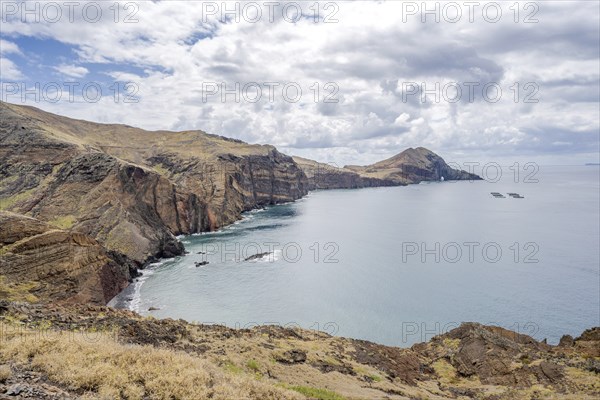 Hiking trail PR 8 on the Vereda Ponta de São Lourenço, Caniçal, Madeira, Portugal, Europe