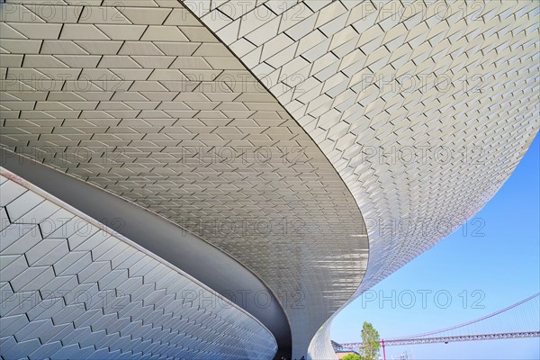 Lisbon, Portugal-October 17, 2017: Landmark suspension 25 of April bridge