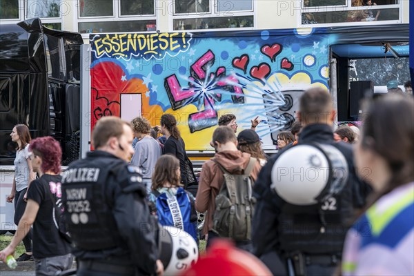 Demo against the AFD party conference in the Grugahalle in Essen, over 5000 participants came to