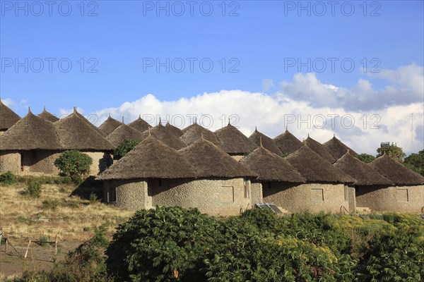 In the highlands of Abyssinia, in the Semien Mountains, landscape in Semien Mountains National