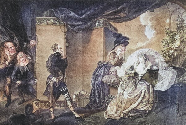 Twelfth night, or, what you will. Act III. Scene IV. Olivia's garden. Olivia, Maria and Malvolio.