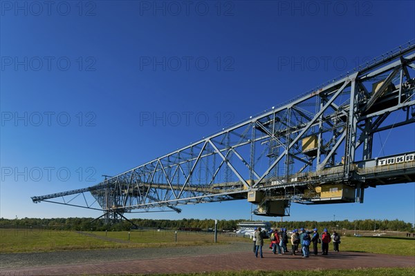 The F60 overburden conveyor bridge visitor mine is located on Bergheider See near the village of
