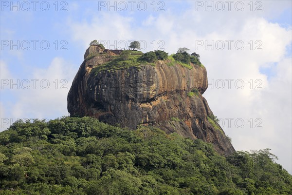 Rock palace at Sigiriya, Central Province, Sri Lanka, Asia