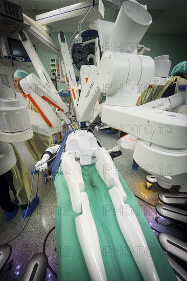Operating theatre robot HUGO, Dresden, Saxony, Germany, Europe