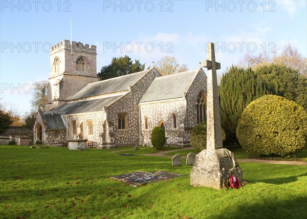 Parish church of St George, Preshute, Manton village, near Marlborough, Wiltshire, England, UK