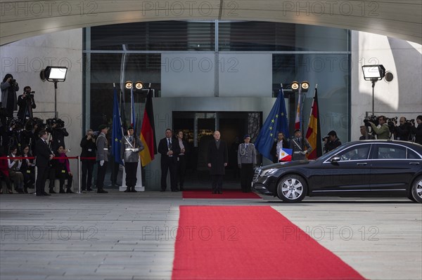 Olaf Scholz, Federal Chancellor, receives Ferdinand Marcos Jr. (not pictured), President of the