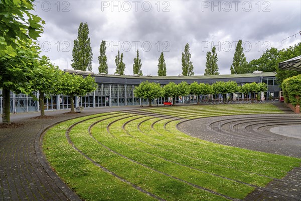 MüGa Park, Ringlokschuppen, Mülheim an der Ruhr, North Rhine-Westphalia, Germany, Europe