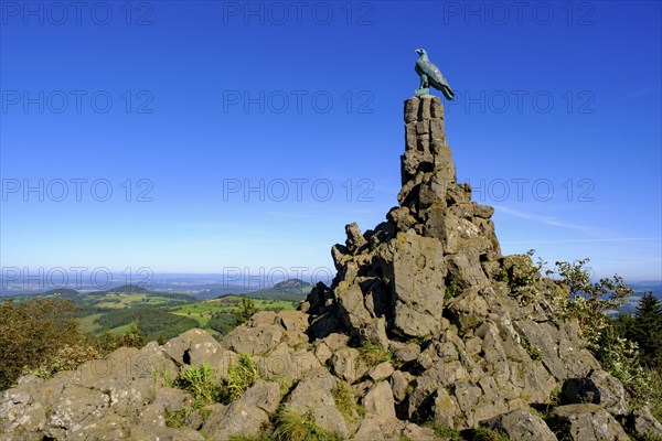 Aviation memorial, Wasserkuppe, Rhön, district of Fulda, Hesse, Germany, Europe