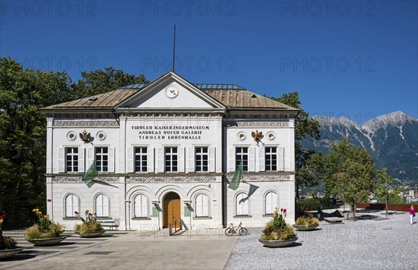 Kaiserjägermuseum, Andreas Hofer Gallery and Tyrolean Hall of Honour at the Tyrol Panorama,