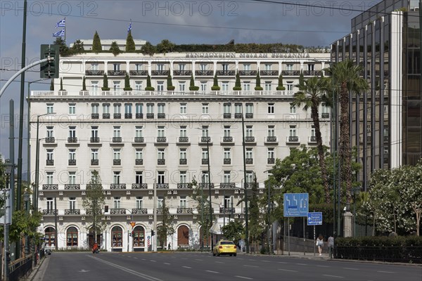Hotel Grande Bretagne, historic Grand Hotel on Syntagma Square, 5-star hotel, Athens, Greece,