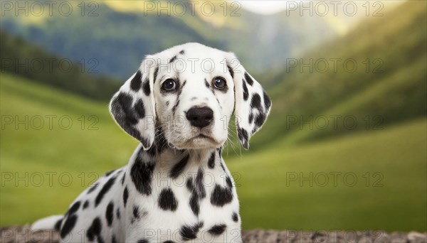 Pets, Dog, Dalmatian, Puppy, AI-generated, AI generated
