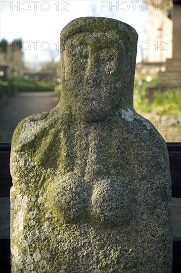 Gran Mere du Chimquiere or Grand Mother of the Cemetery at St Martin's church, Guernsey, Channel