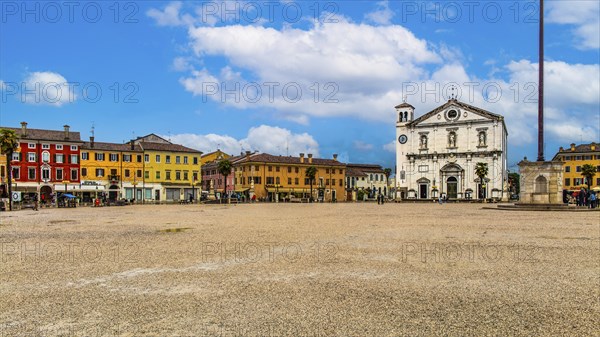 Cathedral Parrocchia del Santissimo Redentore in Piazza Grande, Piazza Vittorio Emanuele, planned
