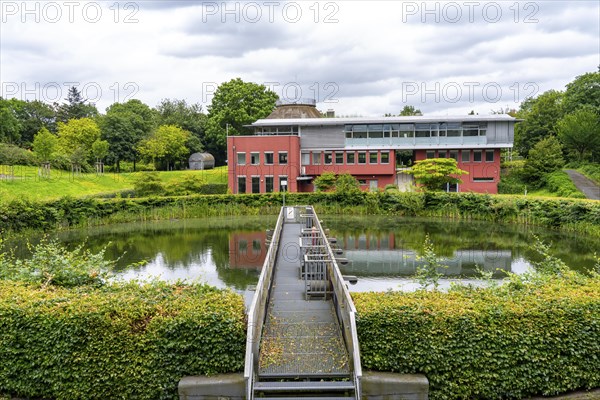 Emscher sewage treatment park, former Läppkes Mühlenbach sewage treatment plant, now a park and